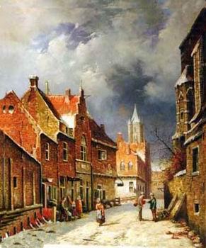 European city landscape, street landsacpe, construction, frontstore, building and architecture. 159, unknow artist